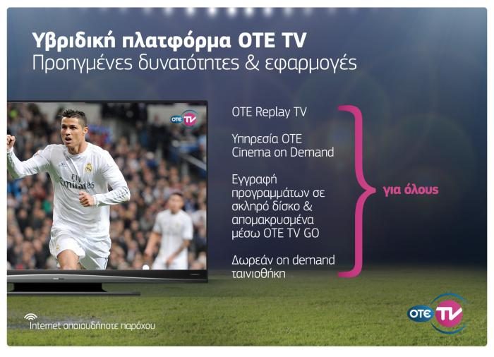 You are currently viewing Στο νέο, προηγμένο υβριδικό περιβάλλον του ΟΤΕ TV ήδη πάνω από 100 χιλιάδες συνδρομητές